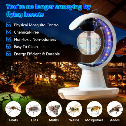 3-in-1 LED Lamp with Humidifier and Mosquito Repellent (1 Pc)